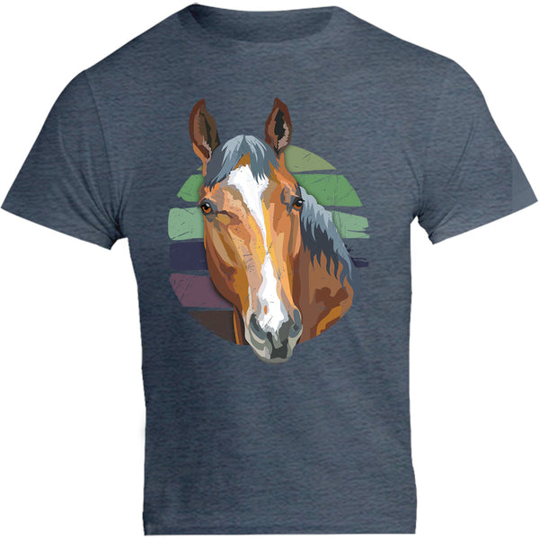 Horse Retro Style - Unisex Tee - Graphic Tees Australia