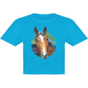 Horse Retro Style - Youth & Infant Tee - Graphic Tees Australia