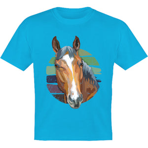 Horse Retro Style - Youth & Infant Tee - Graphic Tees Australia