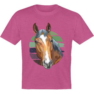 Horse Retro Style - Youth & Infant Tee - Graphic Tees Australia