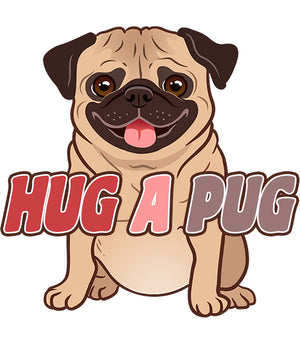 Hug A Pug - Unisex Tee - Graphic Tees Australia