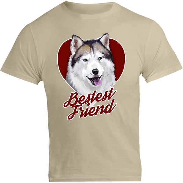 Husky Bestest Friend - Unisex Tee - Graphic Tees Australia