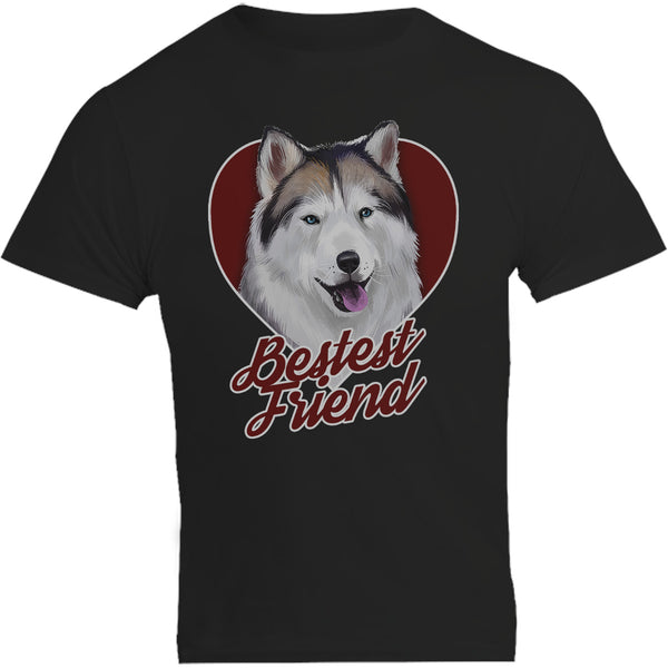 Husky Bestest Friend - Unisex Tee - Graphic Tees Australia