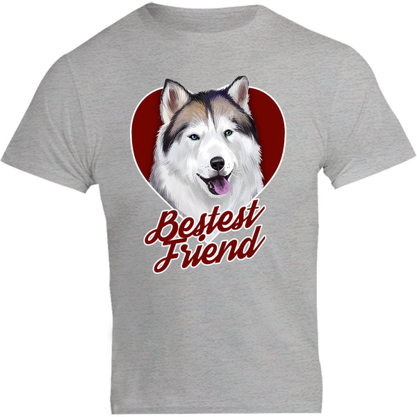 Husky Bestest Friend - Unisex Tee - Graphic Tees Australia