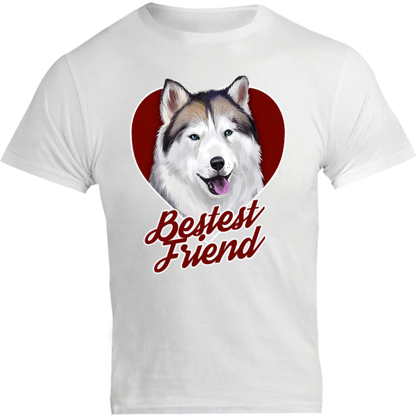 Husky Bestest Friend - Unisex Tee - Graphic Tees Australia