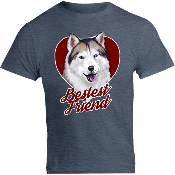 Husky Bestest Friend - Unisex Tee - Graphic Tees Australia