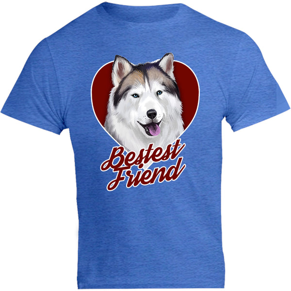 Husky Bestest Friend - Unisex Tee - Graphic Tees Australia