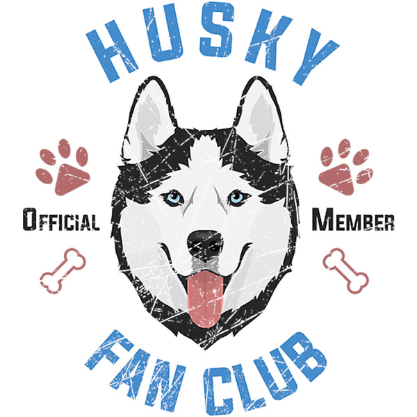 Husky Fan Club - Ladies Relaxed Fit Tee - Graphic Tees Australia