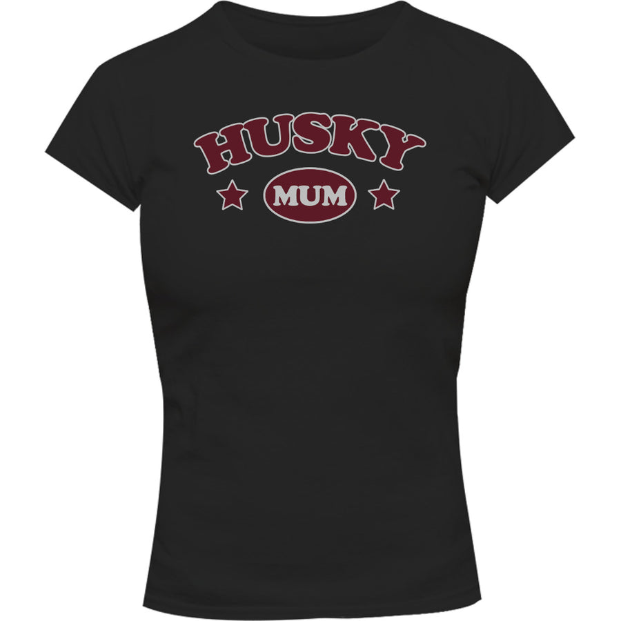 Husky Mum - Ladies Slim Fit Tee - Graphic Tees Australia