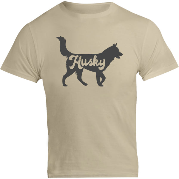 Husky Silhouette - Unisex Tee - Graphic Tees Australia