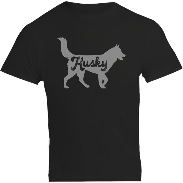 Husky Silhouette - Unisex Tee - Graphic Tees Australia