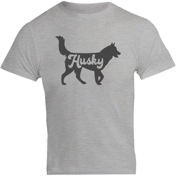 Husky Silhouette - Unisex Tee - Graphic Tees Australia