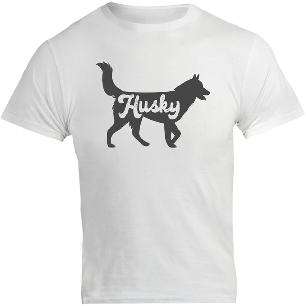 Husky Silhouette - Unisex Tee - Graphic Tees Australia