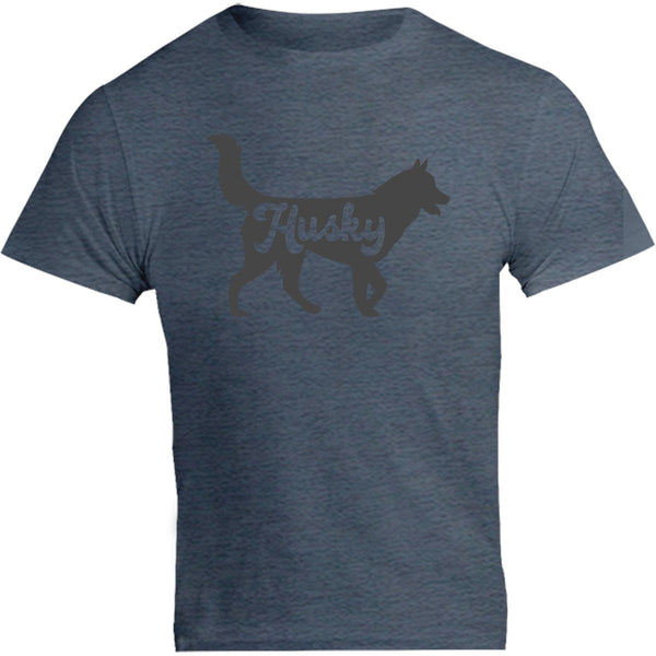 Husky Silhouette - Unisex Tee - Graphic Tees Australia