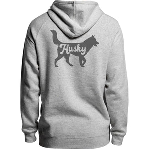 Husky Silhouette - Unisex Hoodie - Plus Size - Graphic Tees Australia