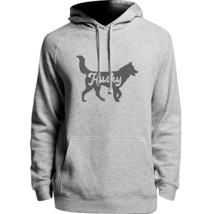 Husky Silhouette - Unisex Hoodie - Plus Size - Graphic Tees Australia