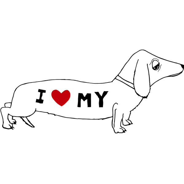 I Love My Dog - Unisex Tee - Plus Size