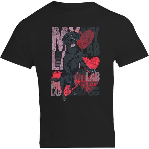 I Love My Lab - Unisex Tee - Plus Size