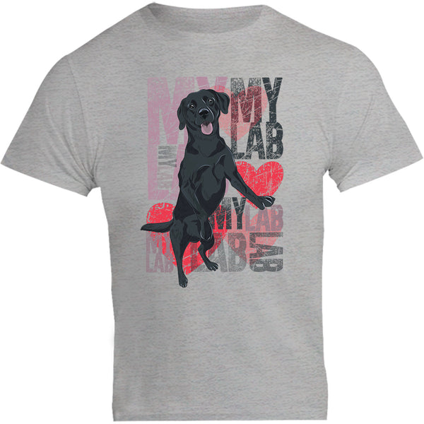 I Love My Lab - Unisex Tee - Plus Size