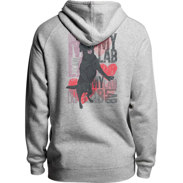 I Love My Lab - Unisex Hoodie - Plus Size