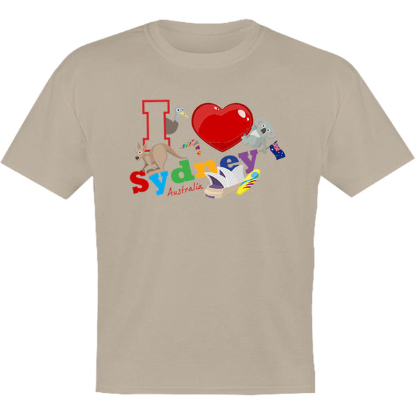 I Love Sydney Australia - Youth & Infant Tee - Graphic Tees Australia