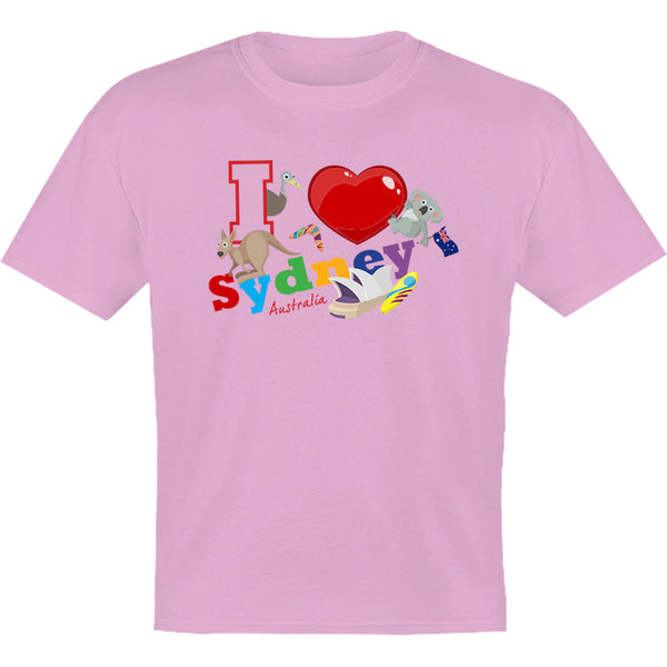 I Love Sydney Australia - Youth & Infant Tee - Graphic Tees Australia