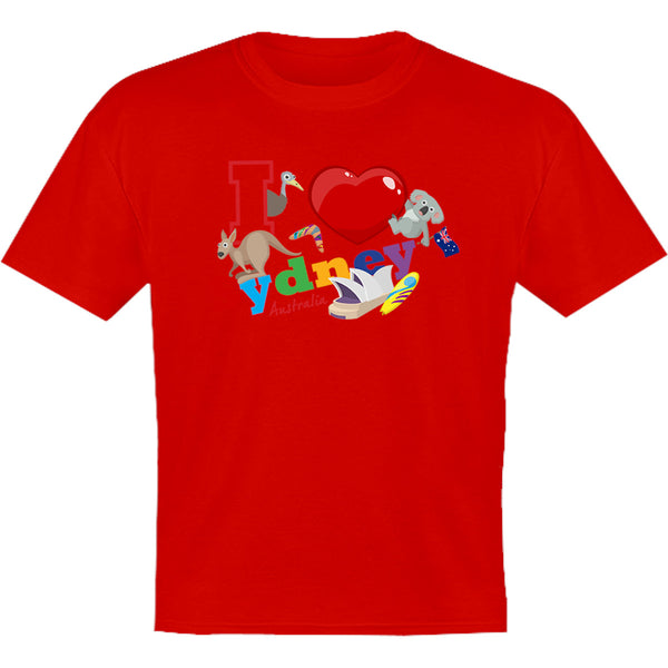 I Love Sydney Australia - Youth & Infant Tee - Graphic Tees Australia