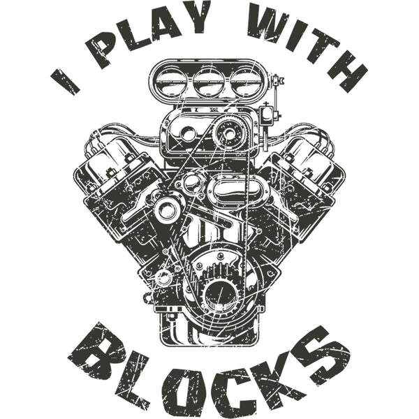 I Play With Blocks - Unisex Tee - Graphic Tees Australia