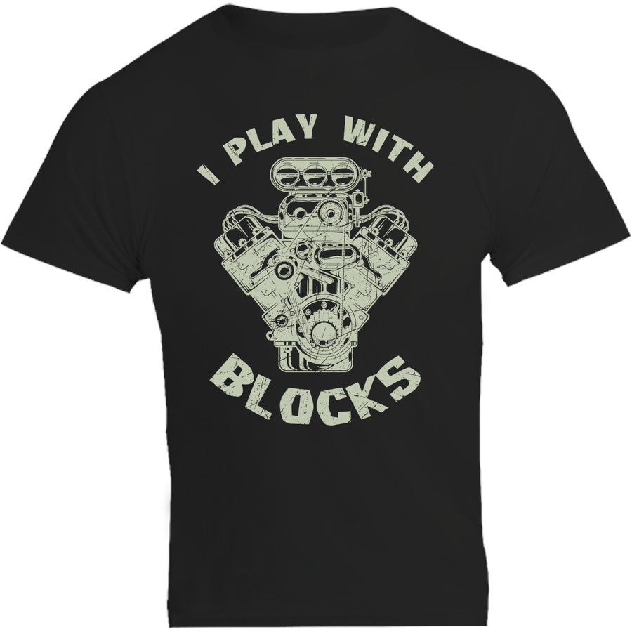 I Play With Blocks - Unisex Tee - Plus Size