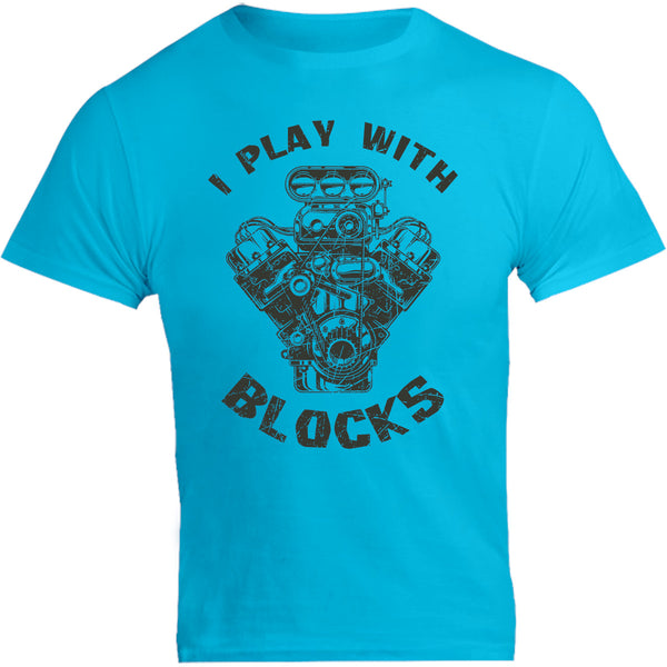 I Play With Blocks - Unisex Tee - Graphic Tees Australia