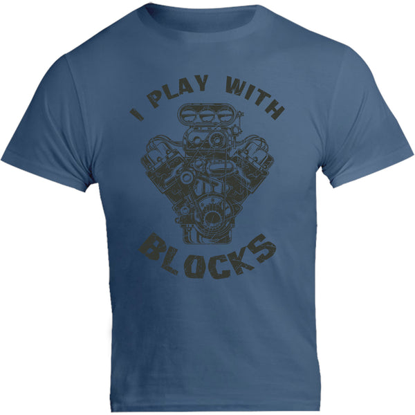 I Play With Blocks - Unisex Tee - Graphic Tees Australia