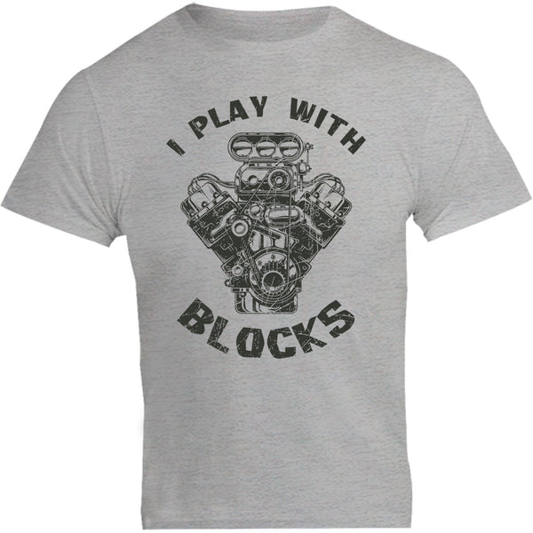 I Play With Blocks - Unisex Tee - Graphic Tees Australia