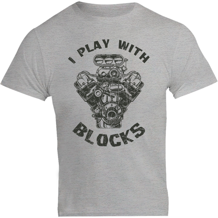 I Play With Blocks - Unisex Tee - Plus Size