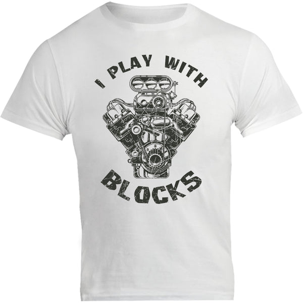 I Play With Blocks - Unisex Tee - Graphic Tees Australia