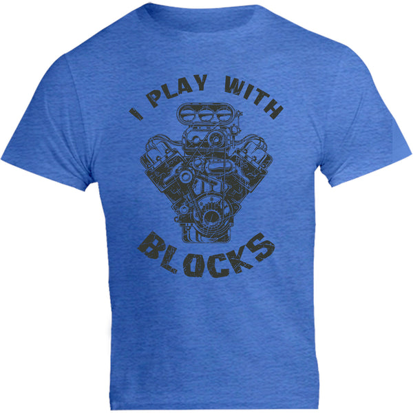 I Play With Blocks - Unisex Tee - Graphic Tees Australia