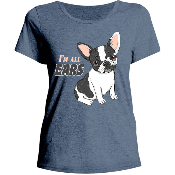 I'm All Ears - Ladies Relaxed Fit Tee - Graphic Tees Australia