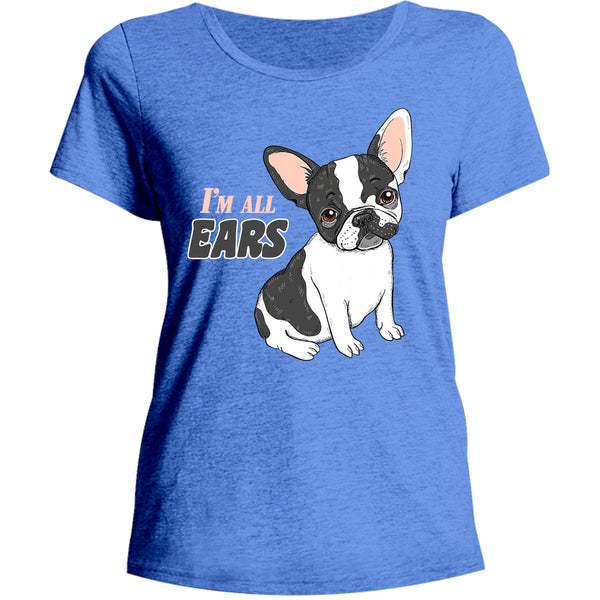 I'm All Ears - Ladies Relaxed Fit Tee - Graphic Tees Australia