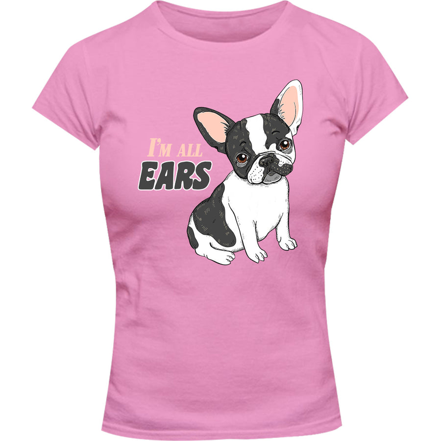 I'm All Ears - Ladies Slim Fit Tee - Graphic Tees Australia