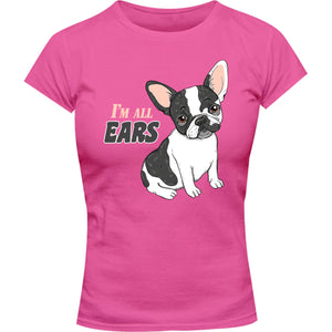 I'm All Ears - Ladies Slim Fit Tee - Graphic Tees Australia