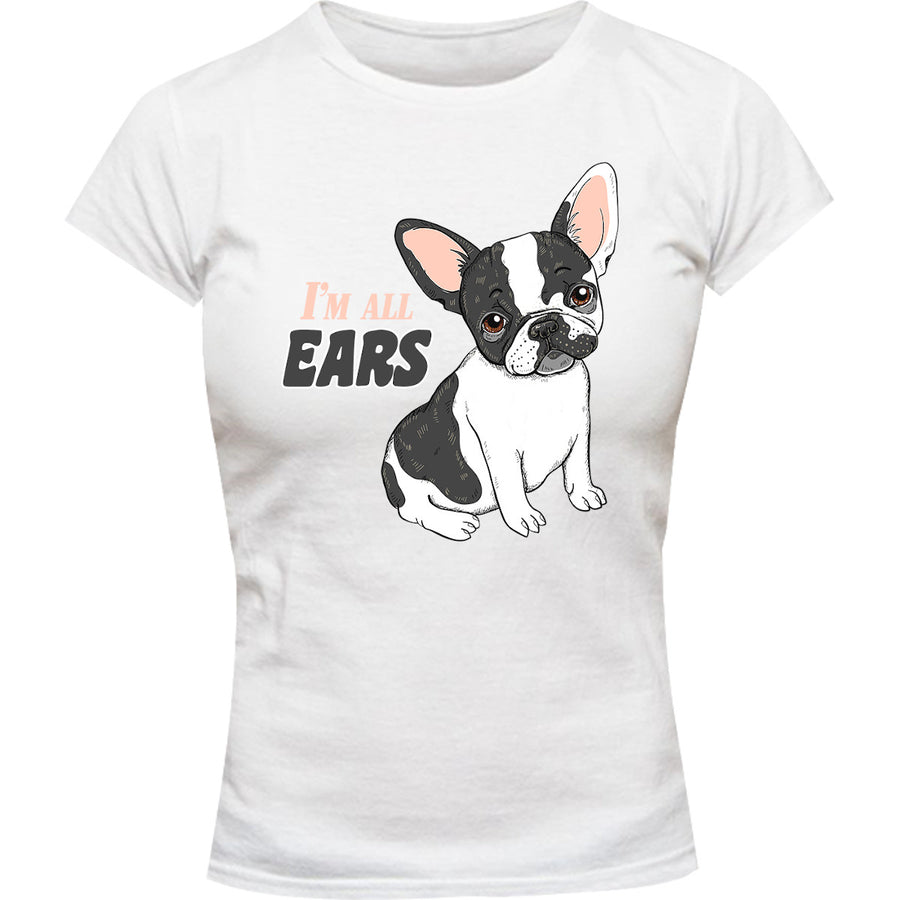 I'm All Ears - Ladies Slim Fit Tee - Graphic Tees Australia