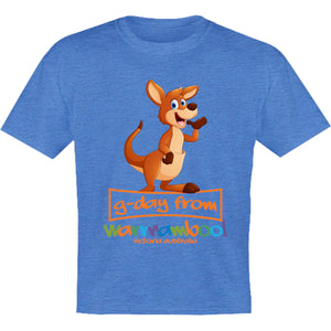 Kangaroo G'day From Warrnambool - Youth & Infant Tee - Graphic Tees Australia