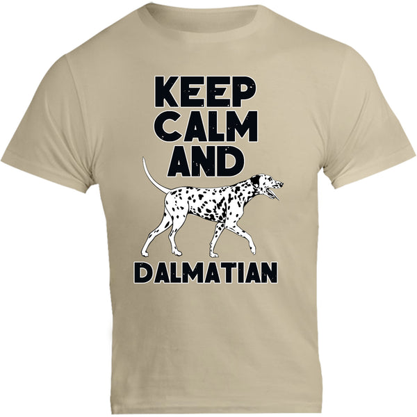 Keep Calm And Dalmatian - Unisex Tee - Graphic Tees Australia