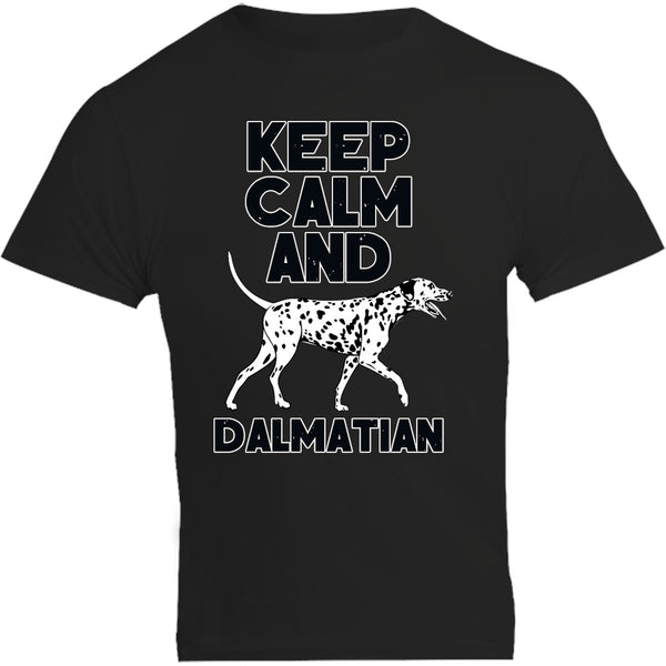 Keep Calm And Dalmatian - Unisex Tee - Graphic Tees Australia