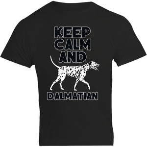 Keep Calm And Dalmatian - Unisex Tee - Plus Size - Graphic Tees Australia