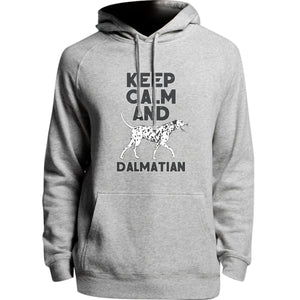 Keep Calm And Dalmatian - Unisex Hoodie - Plus Size - Graphic Tees Australia
