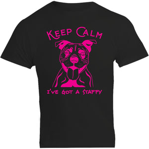 Keep Calm I've Got A Staffy - Unisex Tee - Plus Size