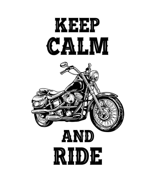 Keep Calm & Ride - Unisex Tee - Graphic Tees Australia