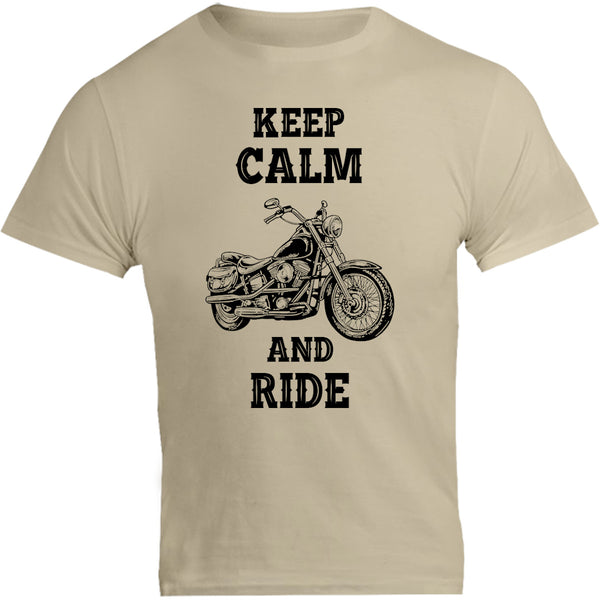 Keep Calm & Ride - Unisex Tee - Graphic Tees Australia