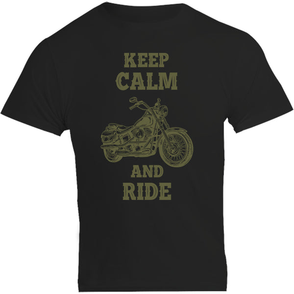 Keep Calm & Ride - Unisex Tee - Graphic Tees Australia