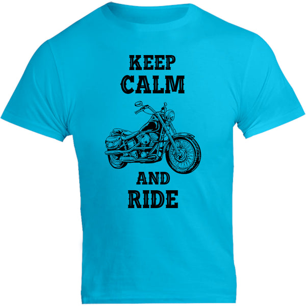 Keep Calm & Ride - Unisex Tee - Graphic Tees Australia